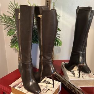 Michael Kors leather knee boots